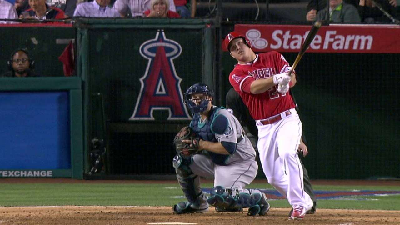 Trout's two-run blast