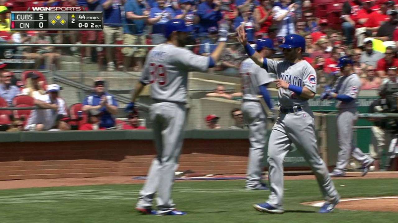 Heyward's two-run single