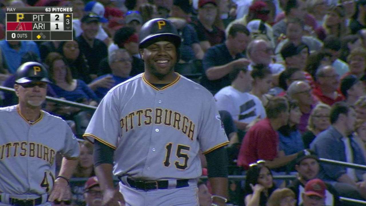 Rogers' two-run triple