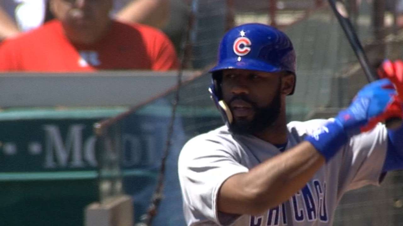 Heyward's four-hit game