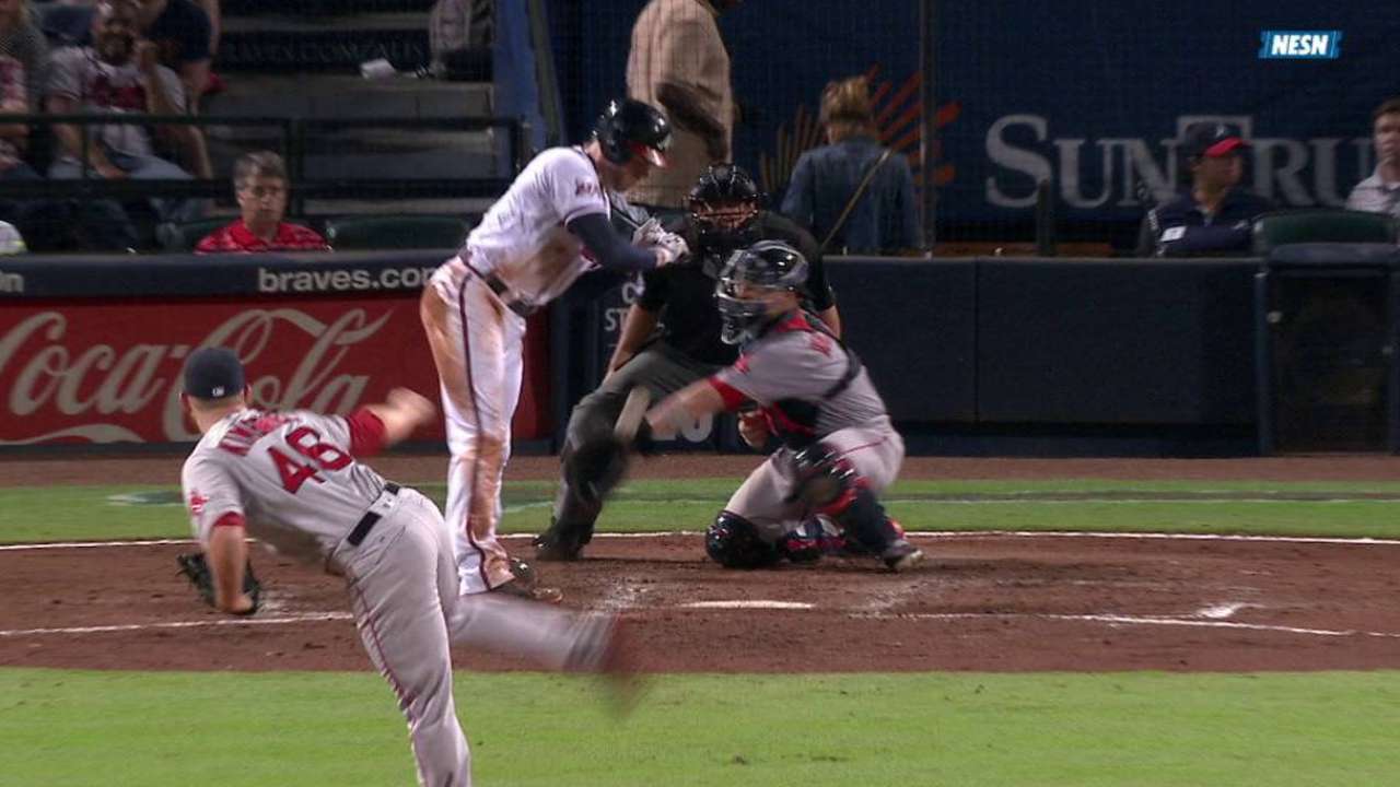 Freeman not hit after review