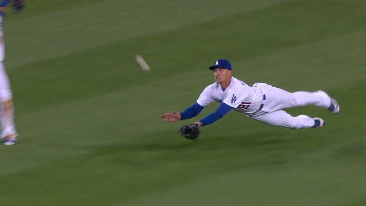 Thompson's diving catch