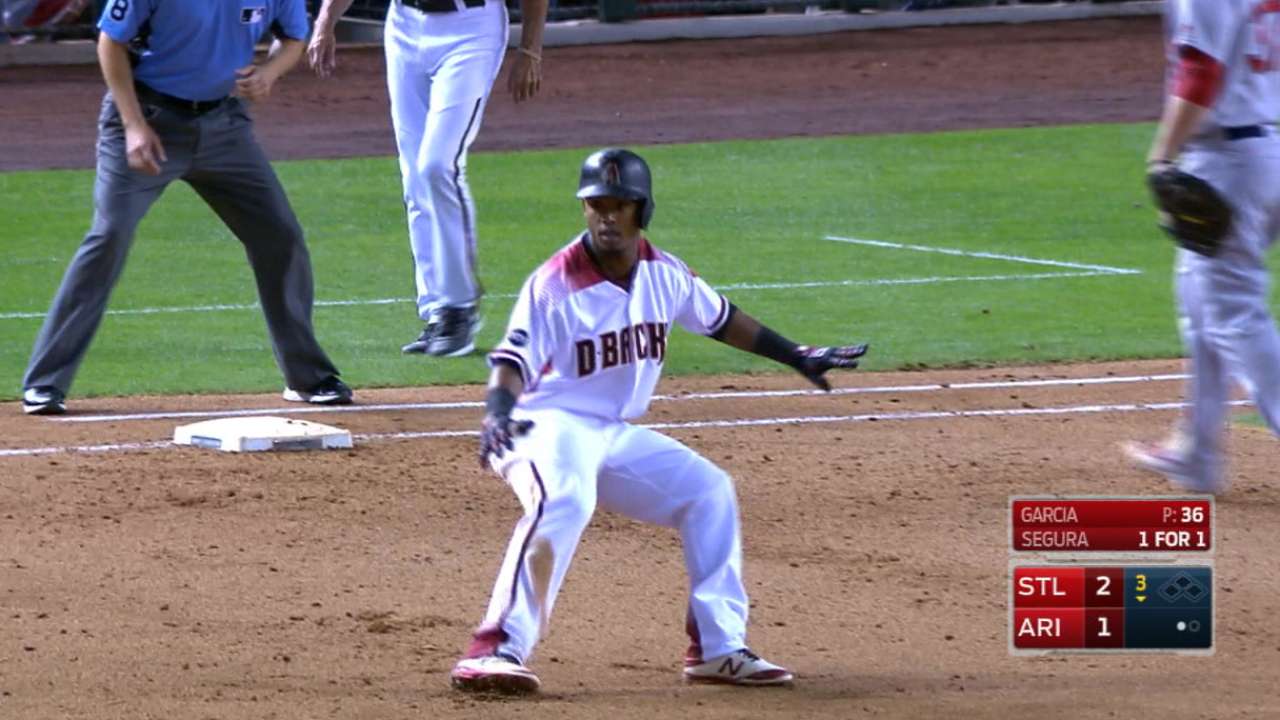 Segura's big night with the bat