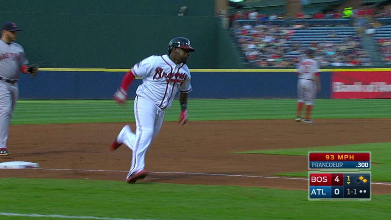 Francoeur's RBI single