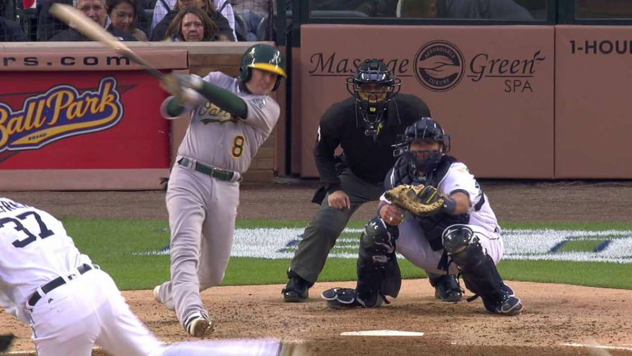 Lowrie's RBI single