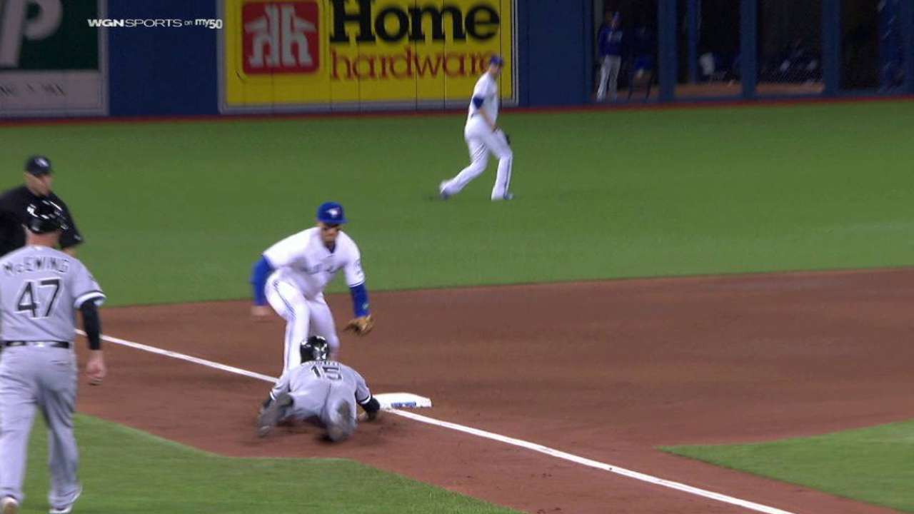 Lawrie safe at third