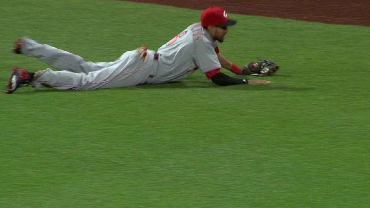 Hamilton's great leaping catch