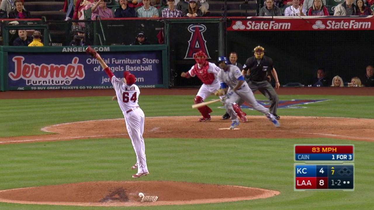 Morin's nice play off the mound