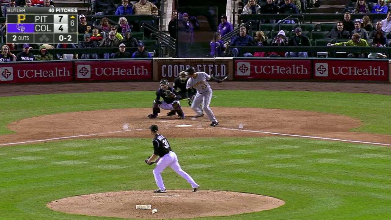 Butler back with Rox, steps up out of bullpen
