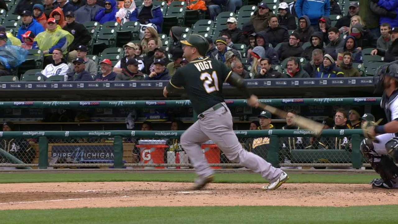 Vogt's solo home run