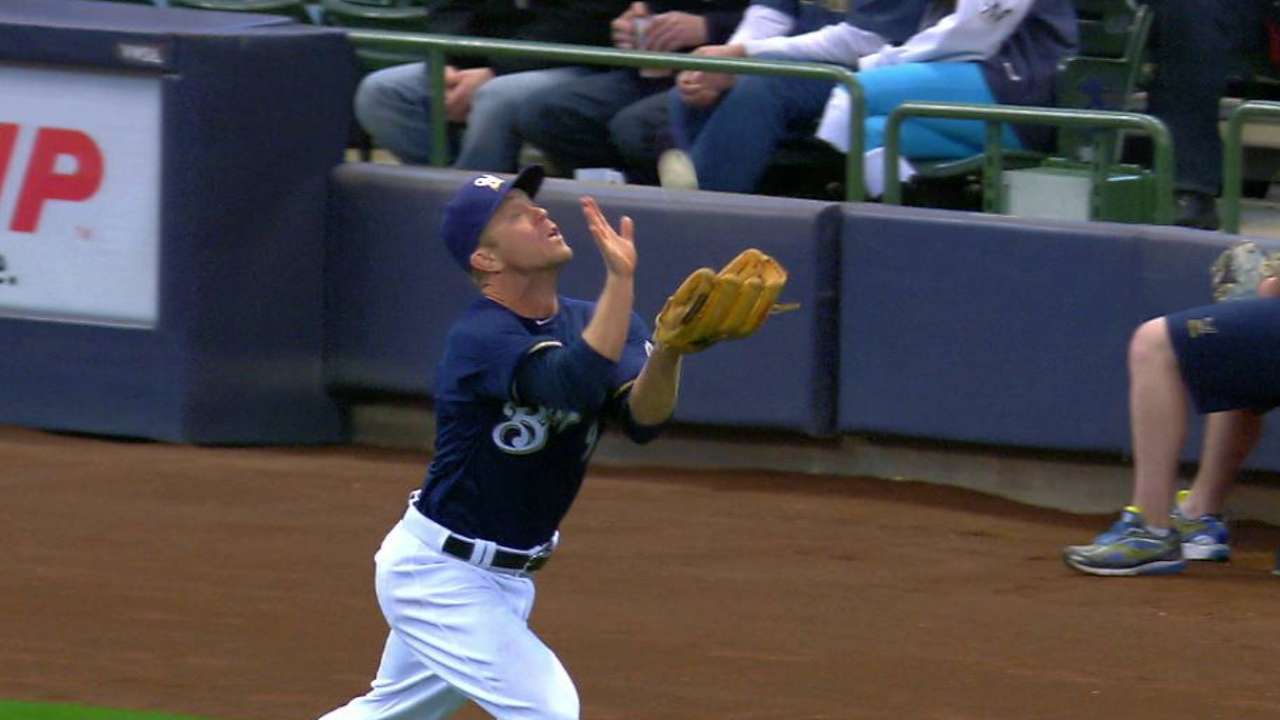 Hill makes impact with glove in win over Giants