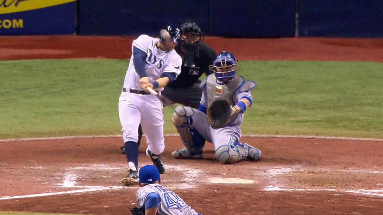 Miller's homer to right