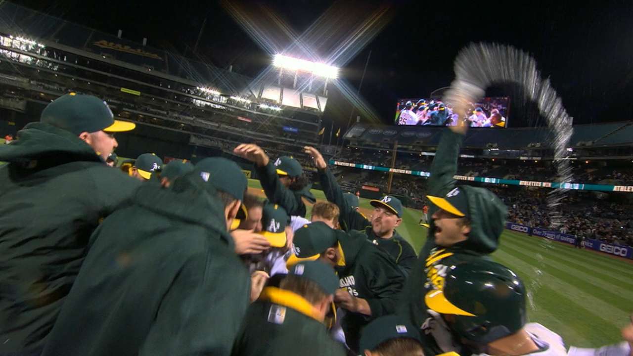 Yonder gone! A's stun Astros on walk-off blast