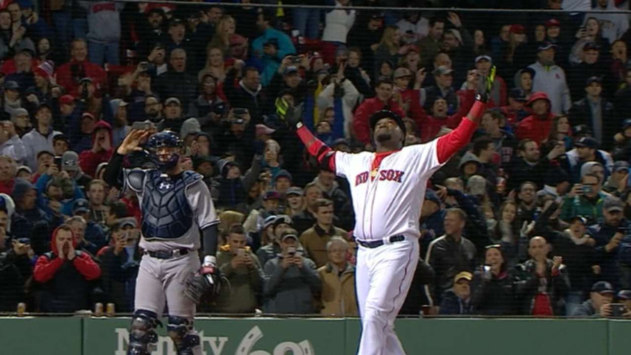 David Ortiz cumple promesa de jonrón a niño enfermo