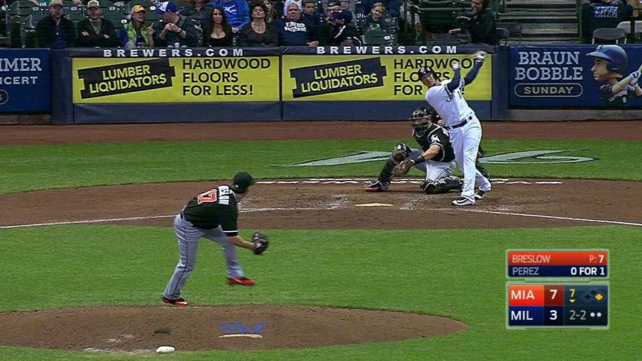 Perez's two-run home run