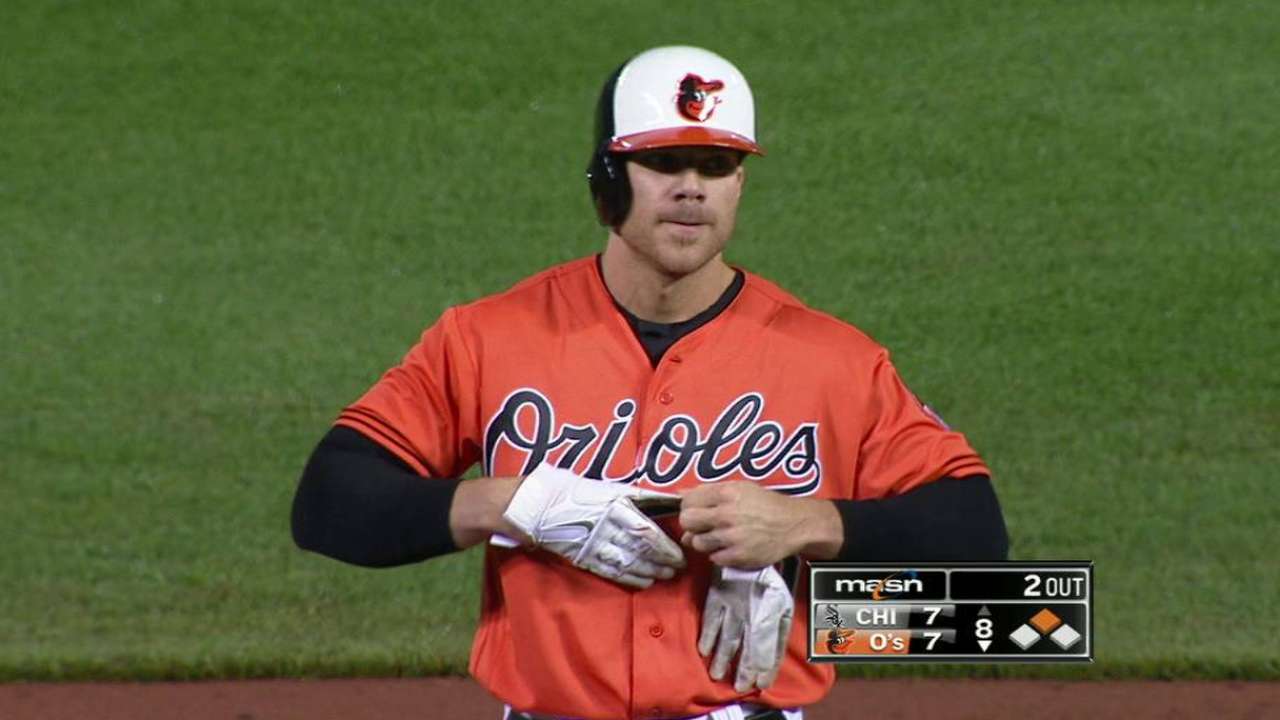 Davis' two-run double