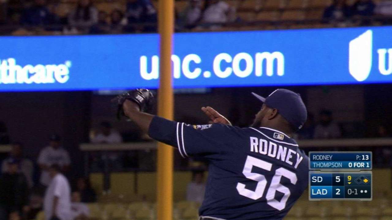 Rodney nails down the save