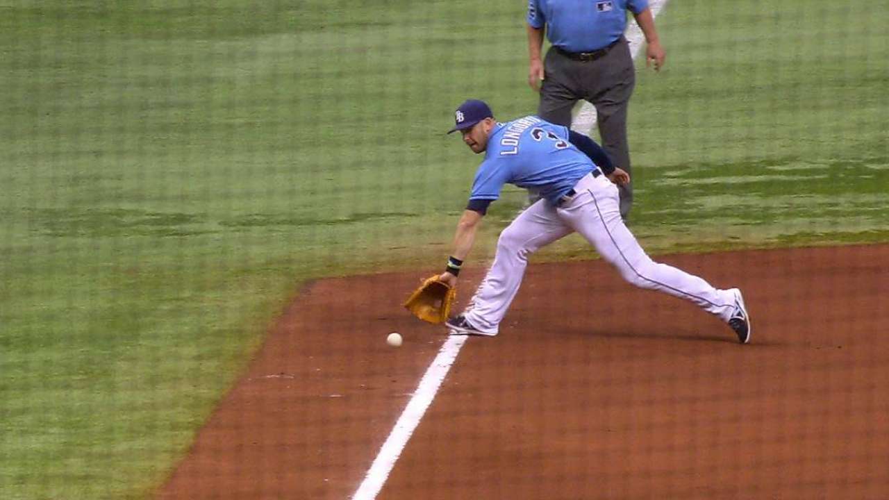 Longoria's strong defensive play