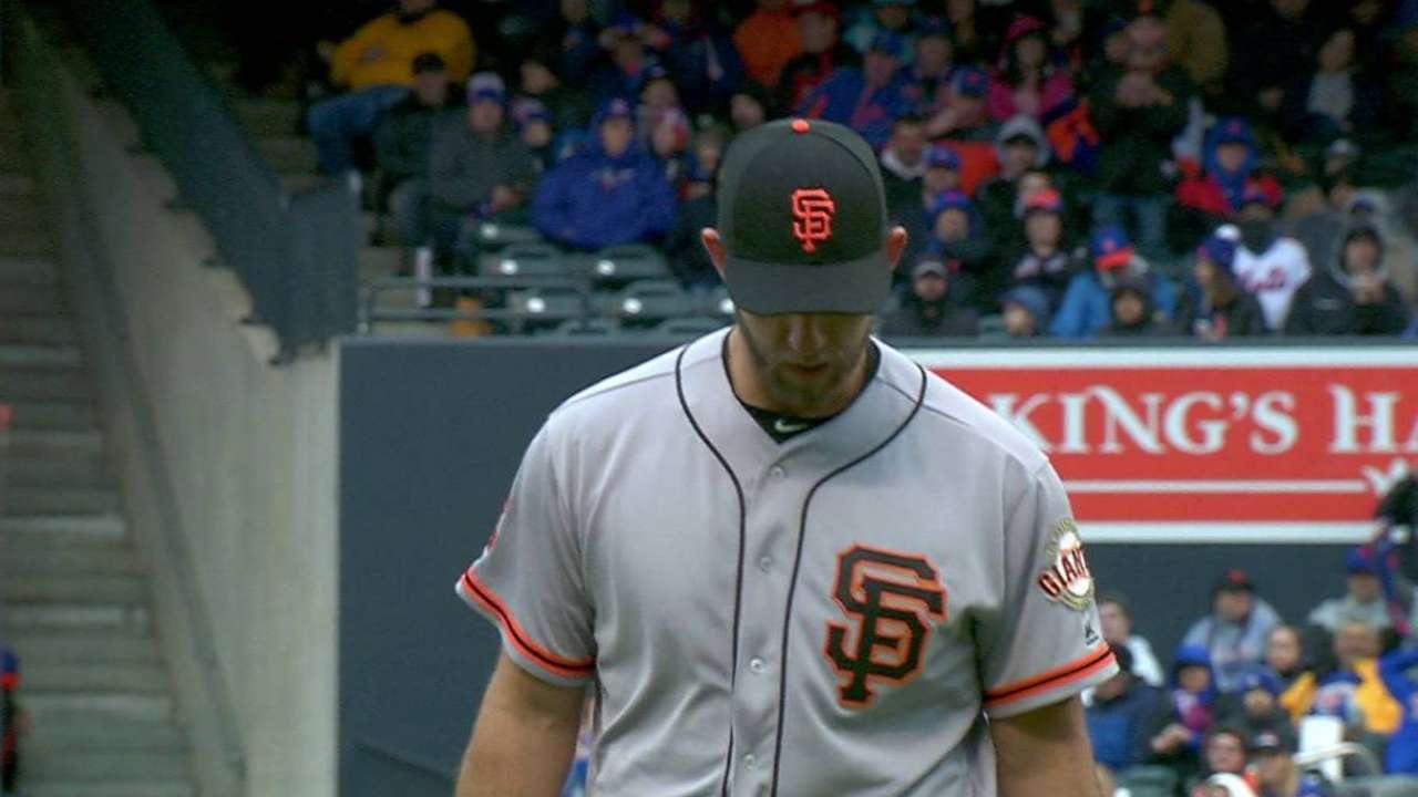 Bumgarner gets out of jam with K