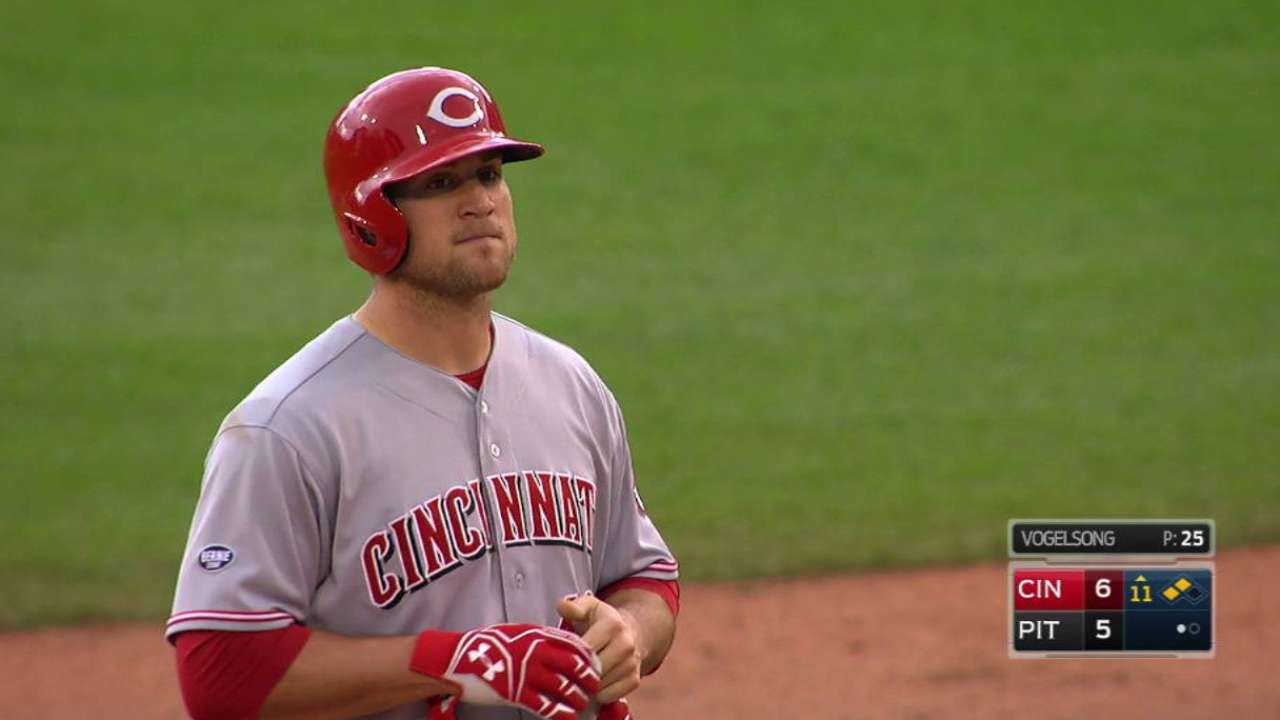 Rojos se recuperan para vencer a Piratas en la 11ma