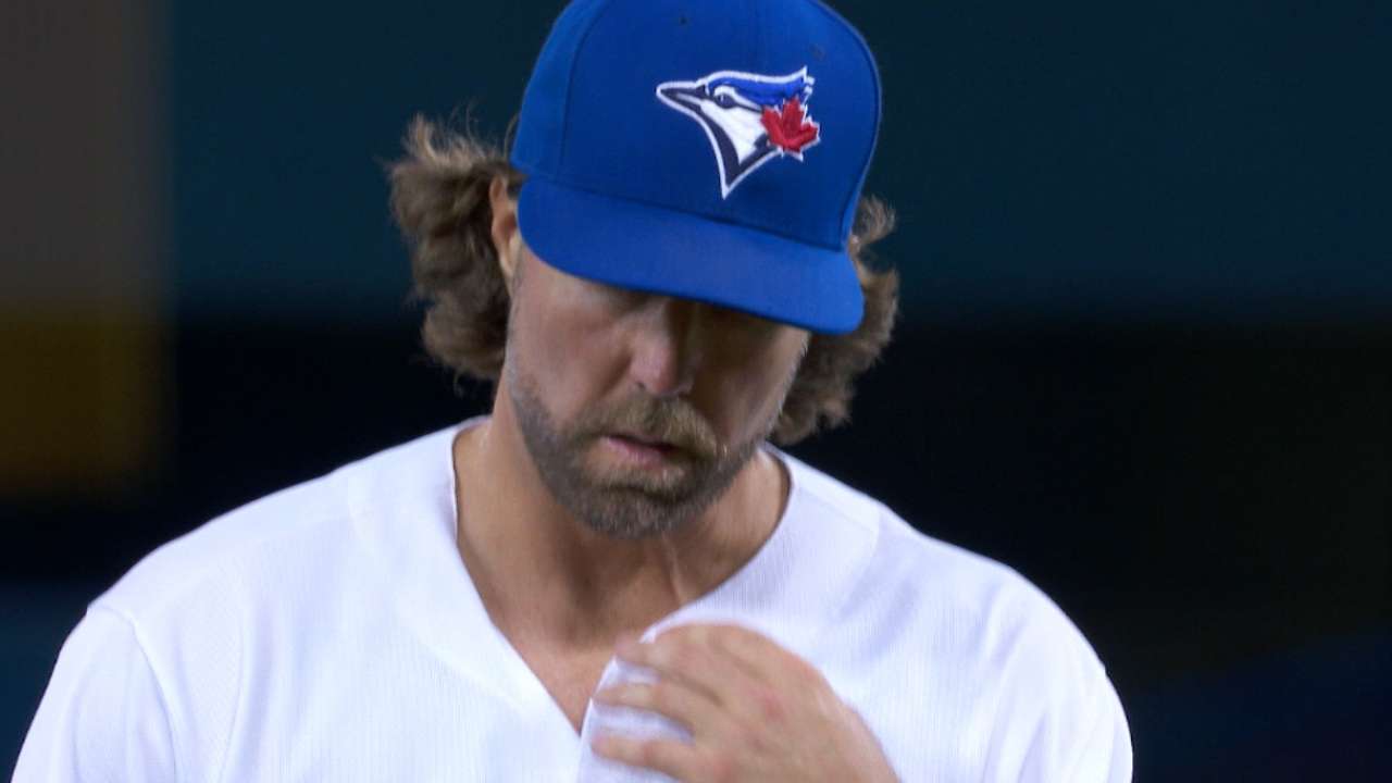 Dickey's one-run outing