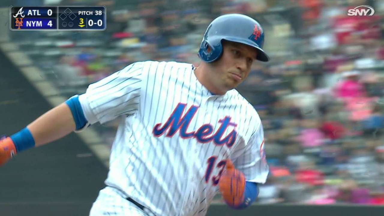 Mets apoyaron a Matz con cuatro jonrones vs. Bravos