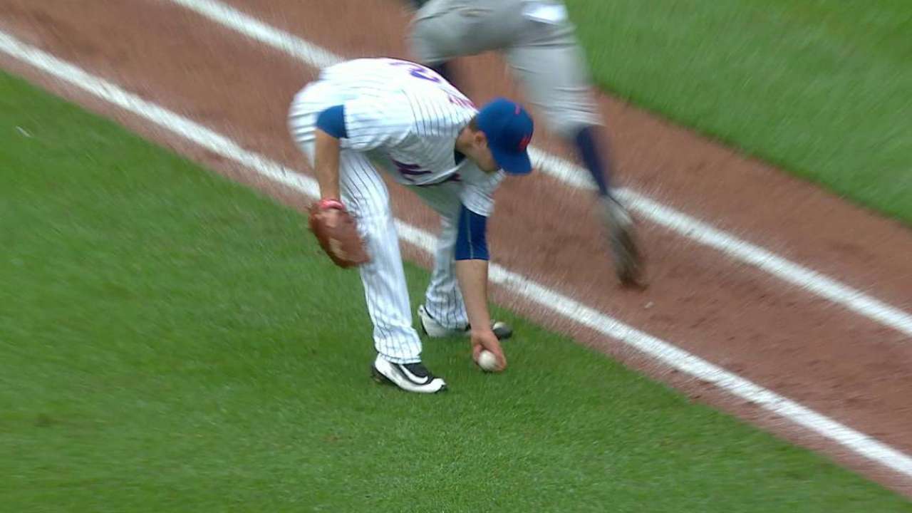 Matz's athletic play