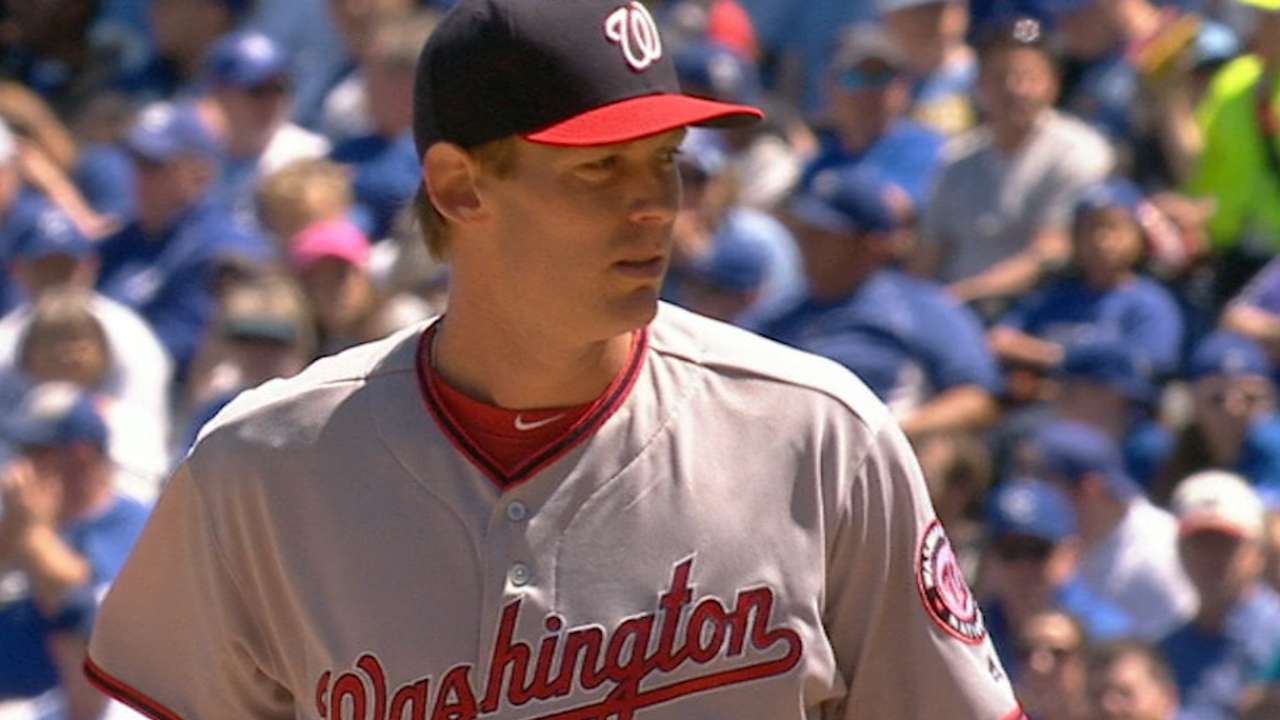 Strasburg's strong road start