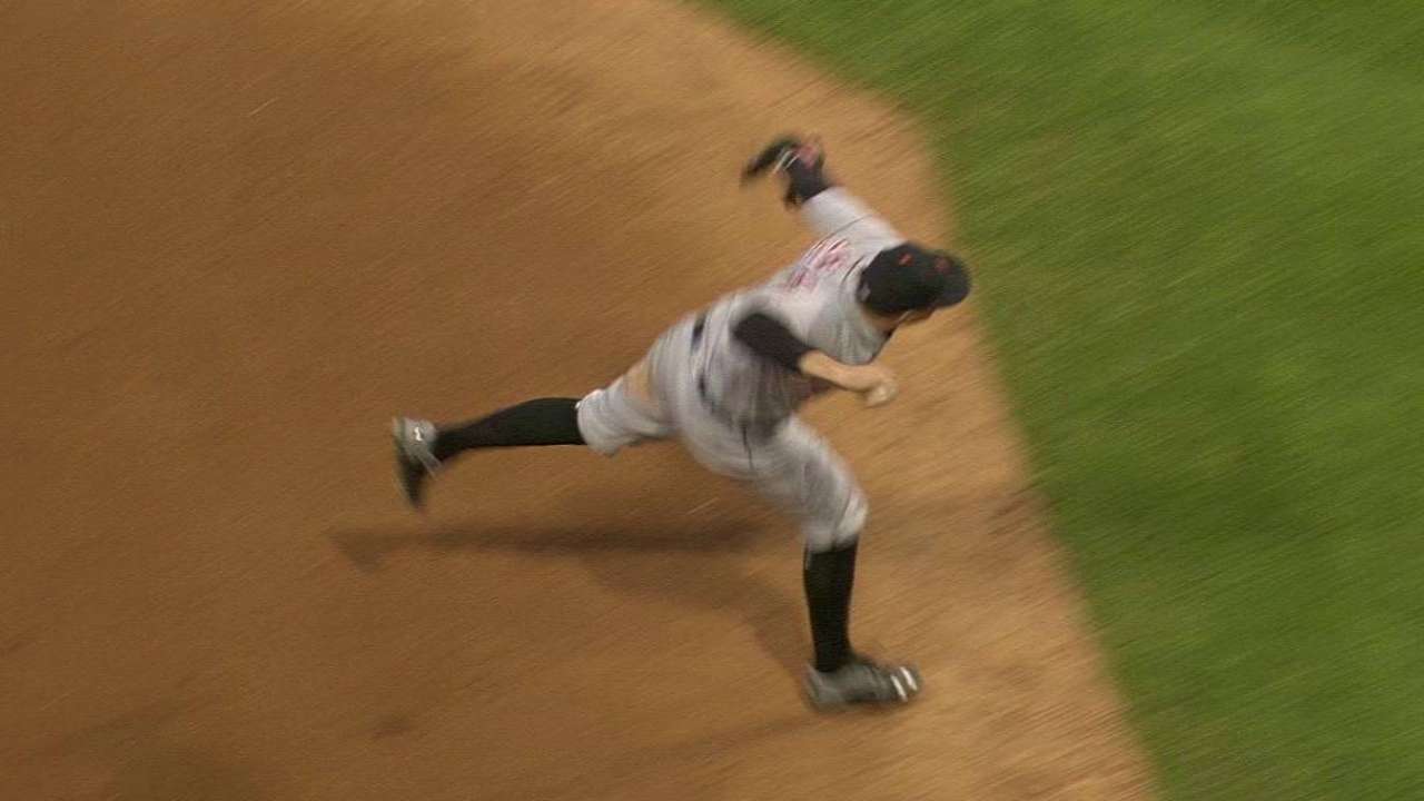 Castellanos working hard to improve defense