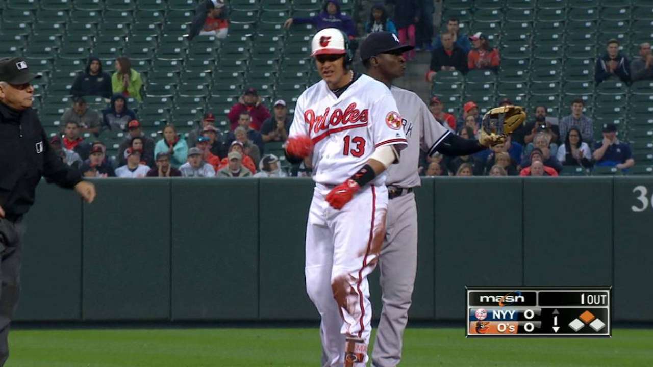 Machado's 1st-inning double