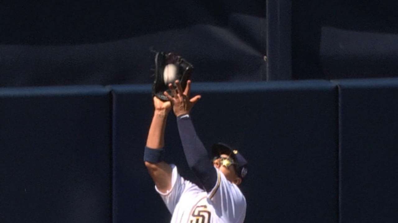 Jay's leaping grab