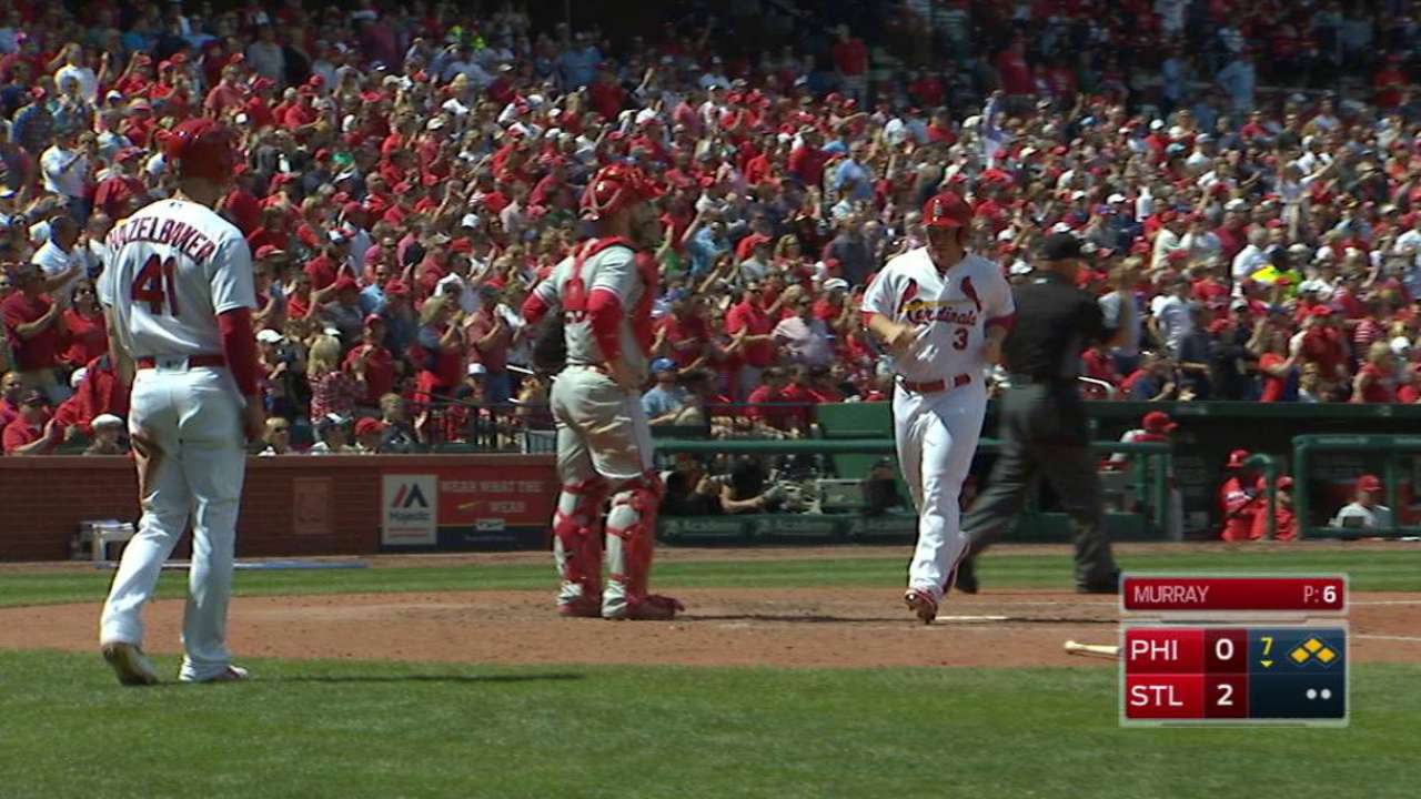 Piscotty's two-run double