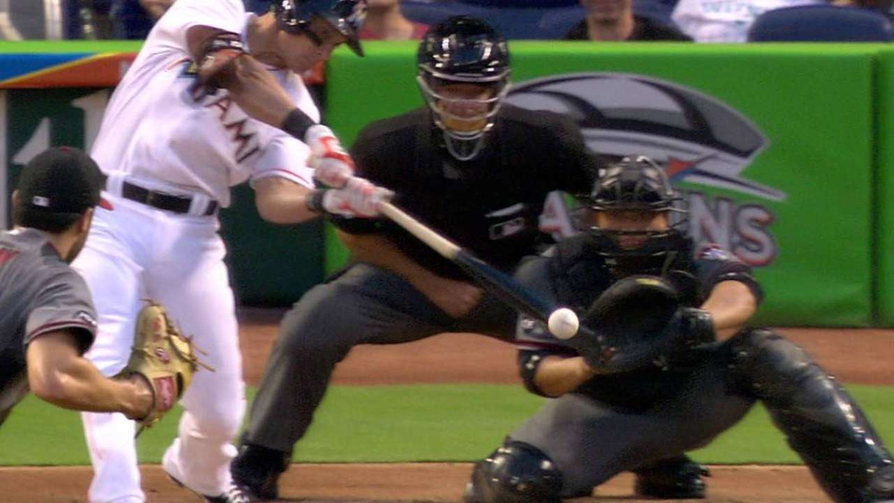 Dietrich's RBI single to center