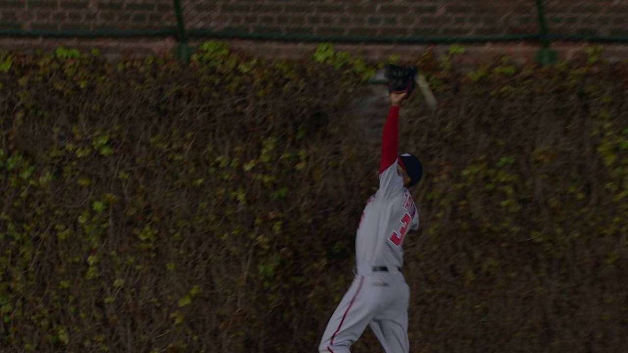 Bryant hits one into the ivy