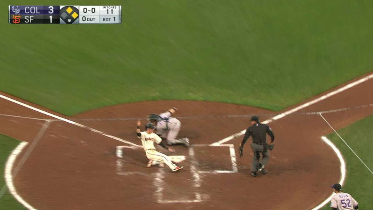 Posey's two-run double