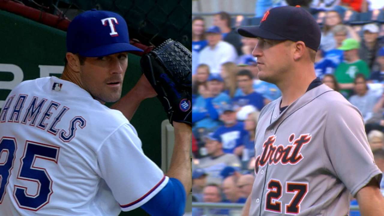 Hamels, Zimmermann to duel