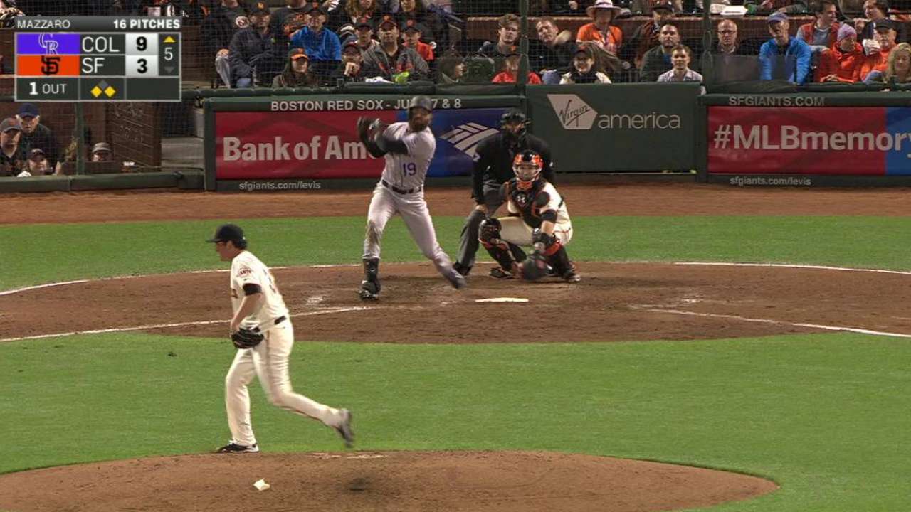 Blackmon's RBI double