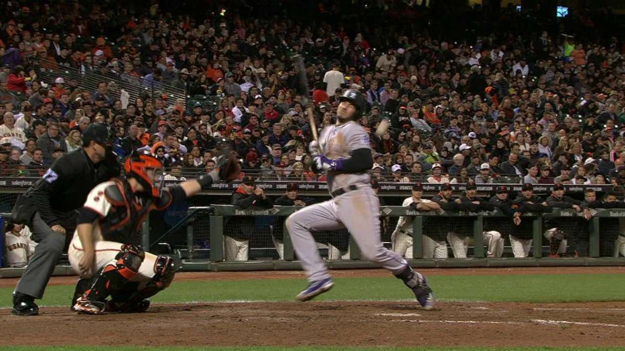 Arenado's RBI HBP