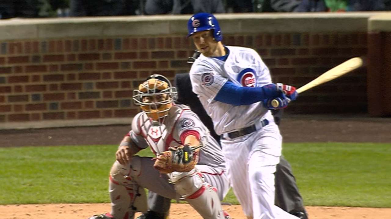 Cubs swat Nats as Zobrist's bat logs 4 RBIs