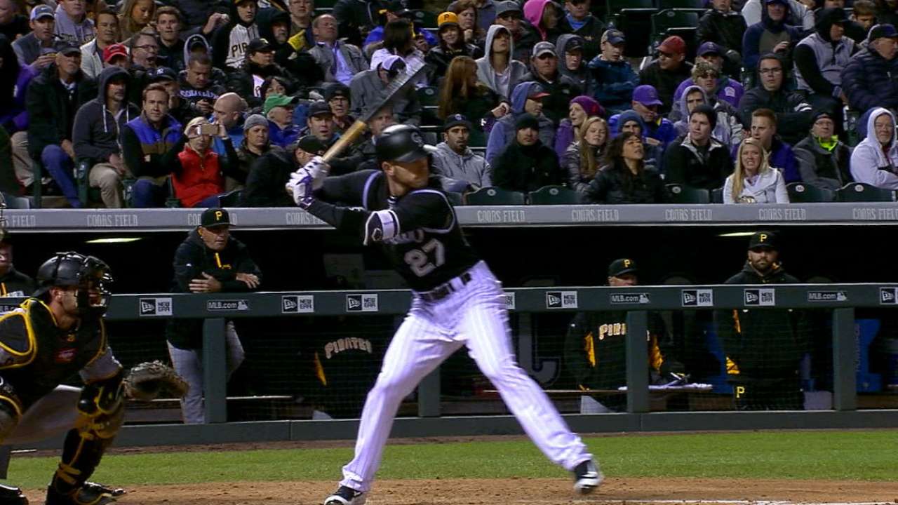 Story hits 10 homers in April