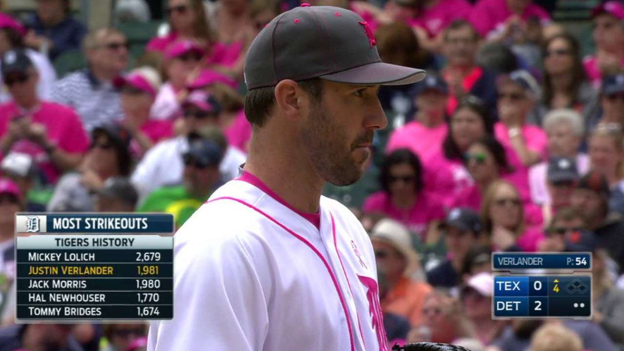 Verlander's historic strikeout