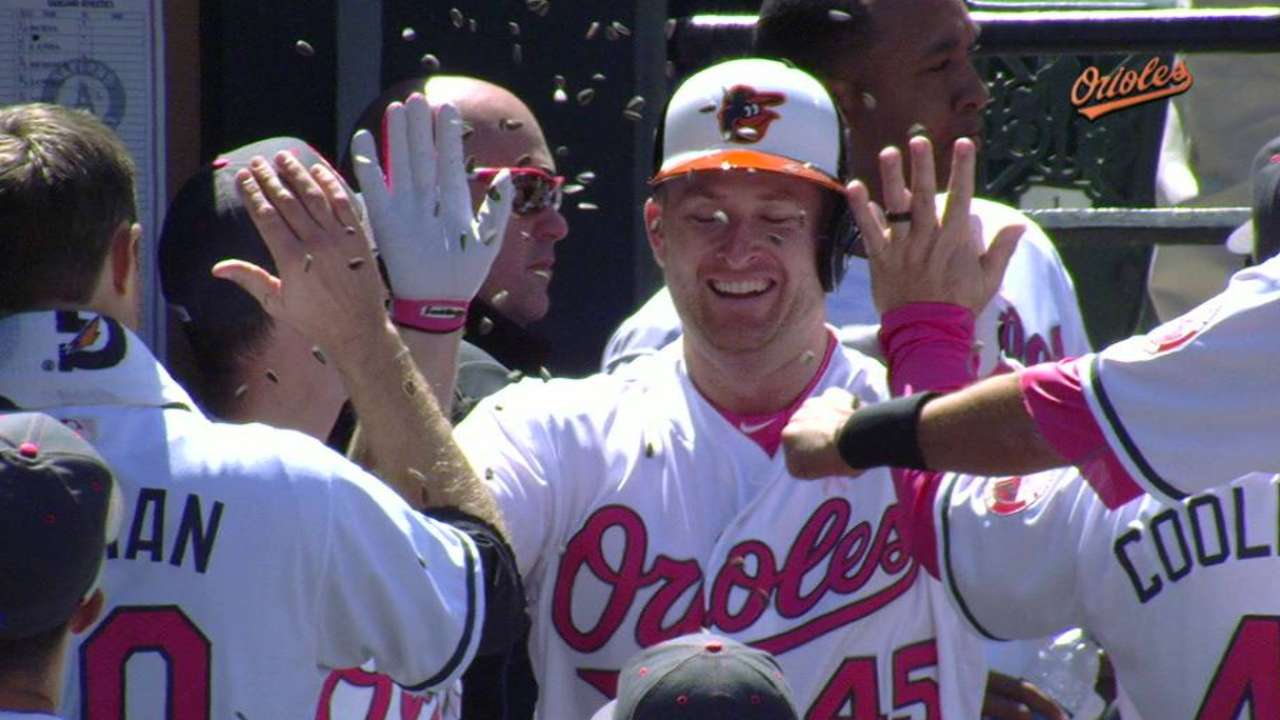 Trumbo's two-run shot