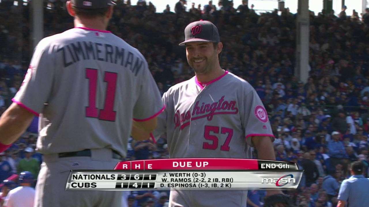 Harper's running catch