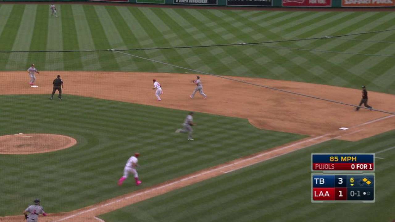 Rays escape the 6th