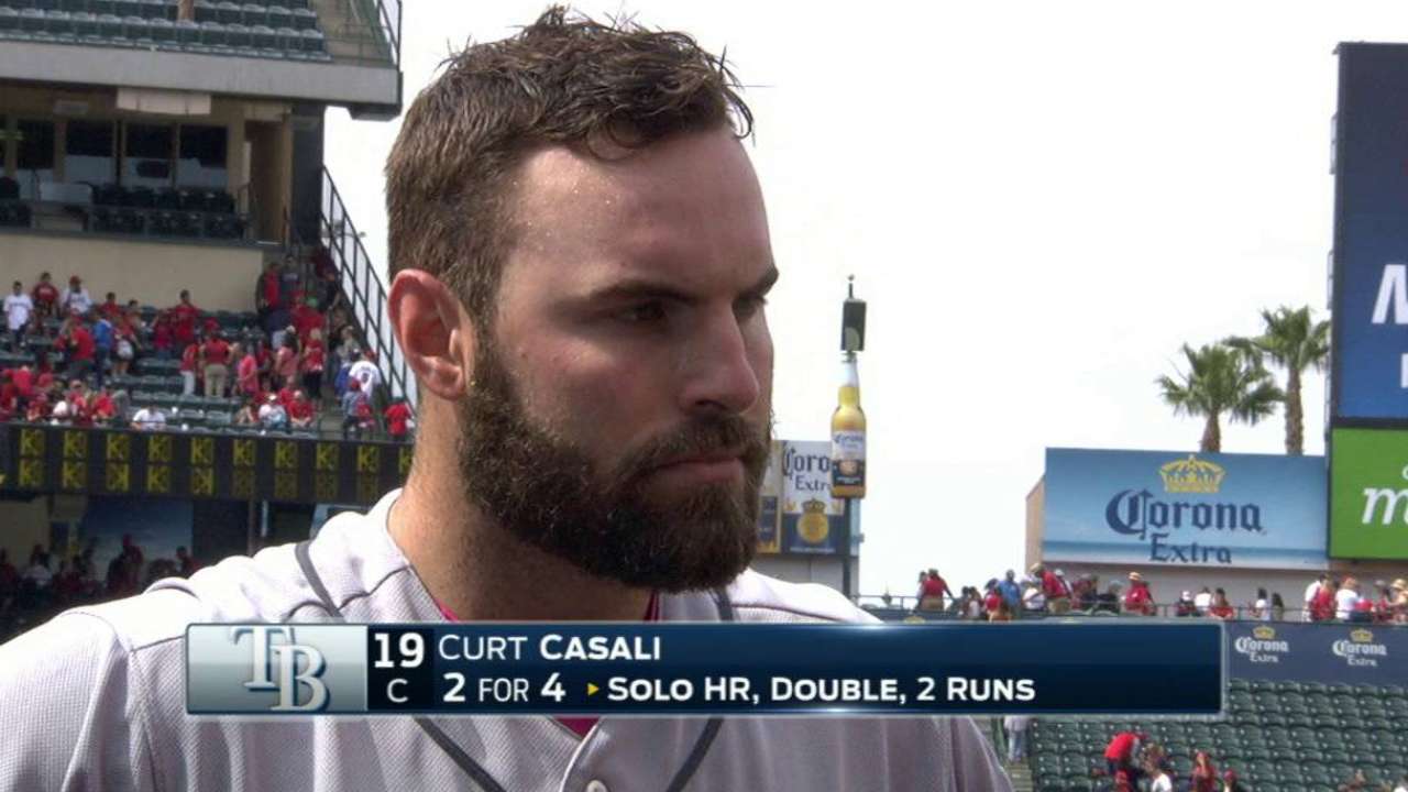Casali on the Rays' win