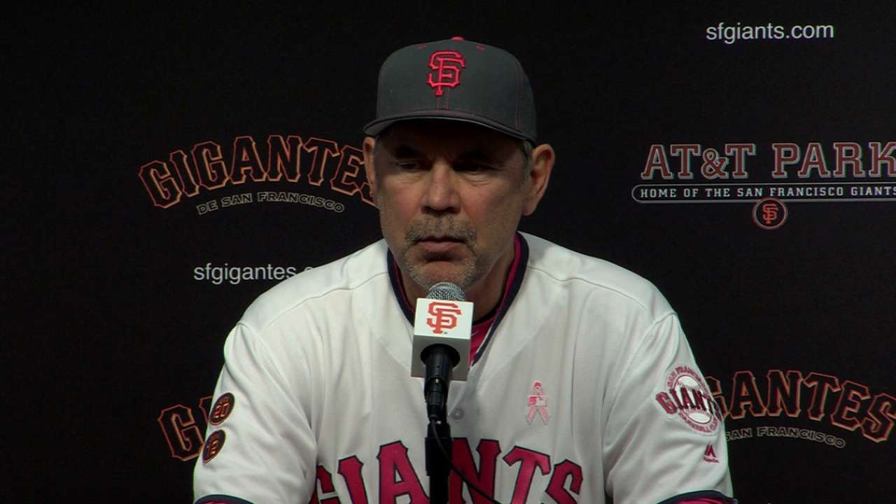 Bochy surprised by offensive rut