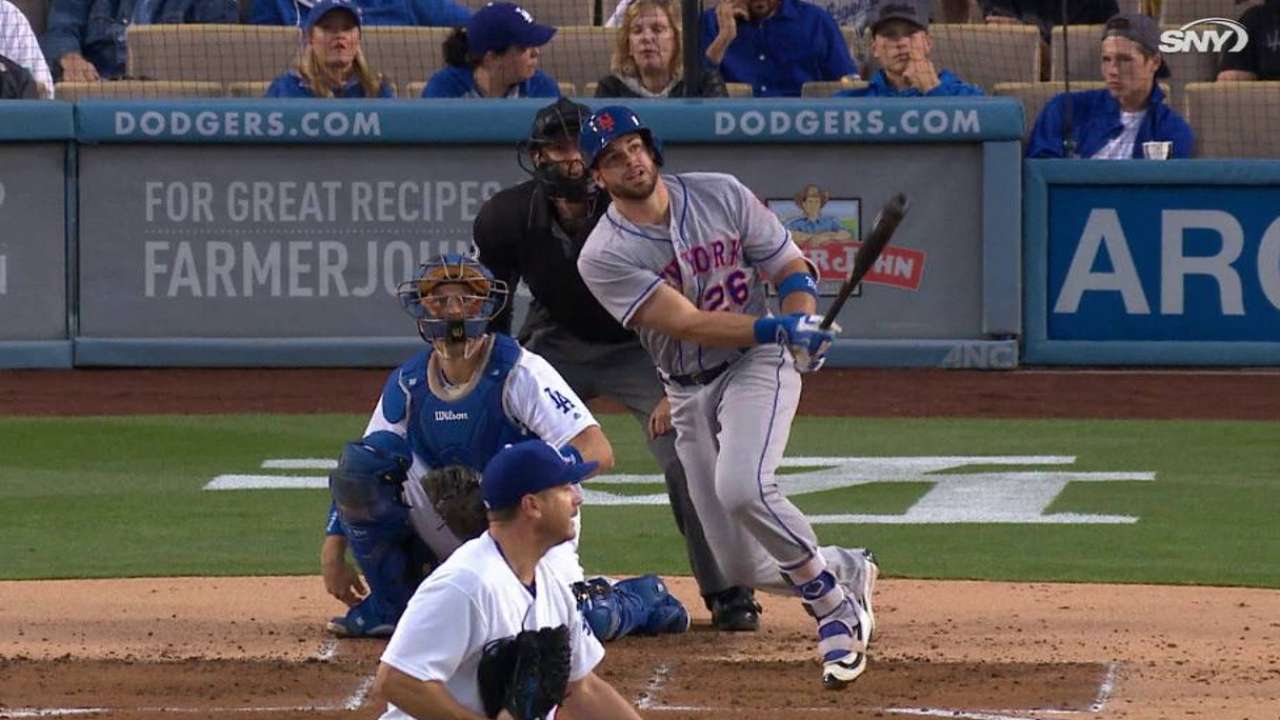 Homers help Matz win 5th straight in LA