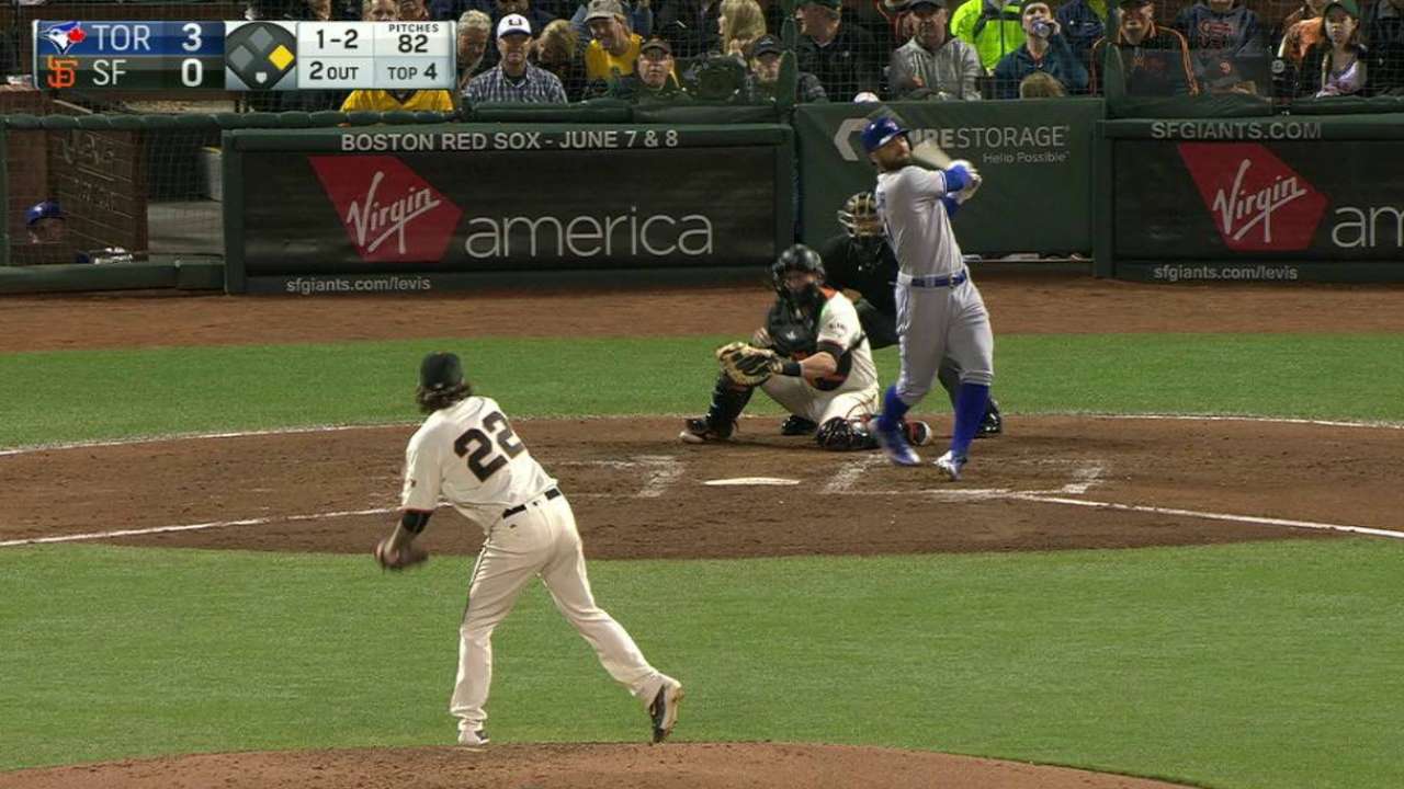 Peavy battles through 5th vs. tough Blue Jays