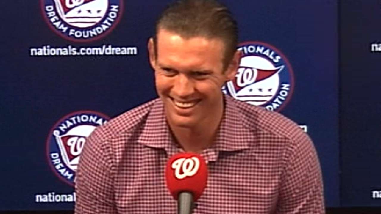 Strasburg on his extension