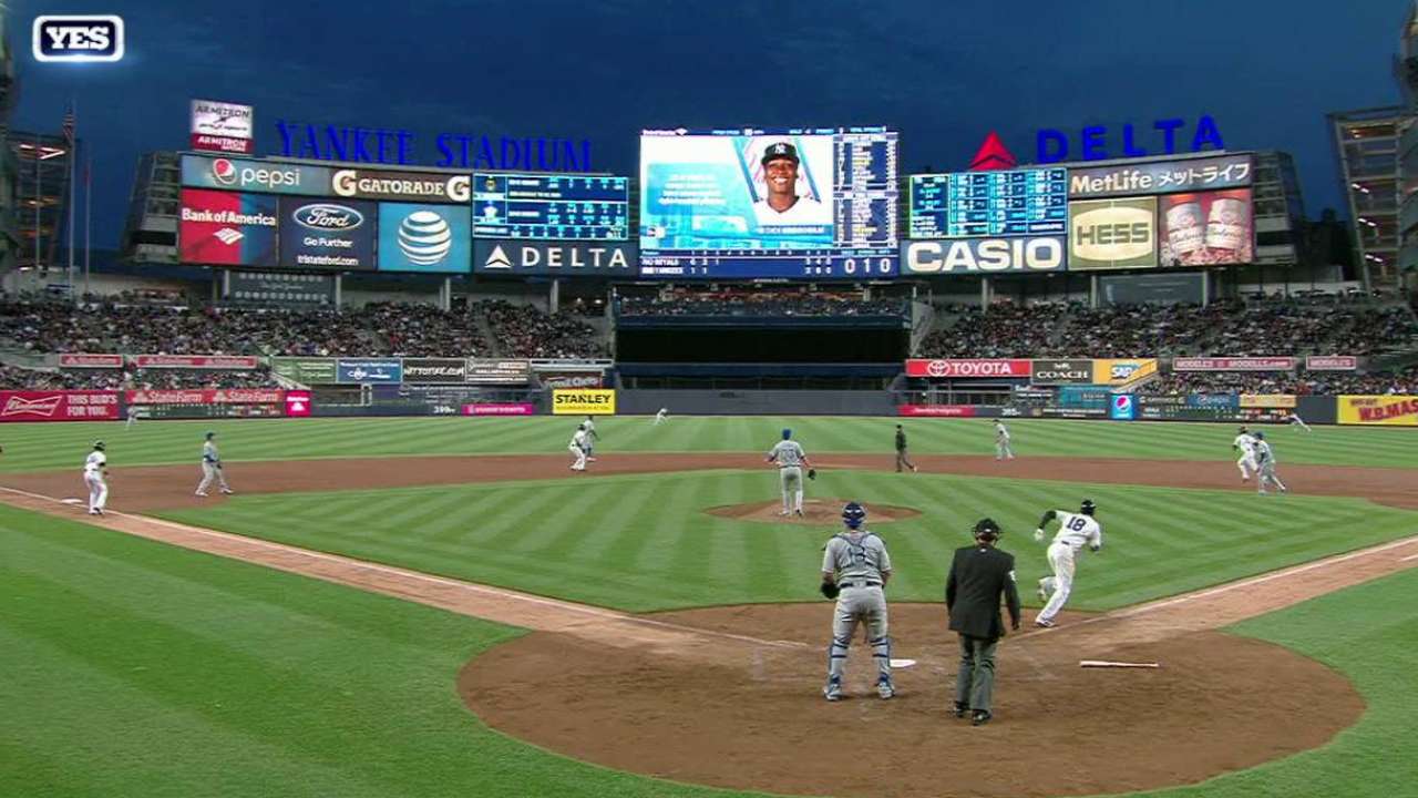 Gregorius' bases-clearing double